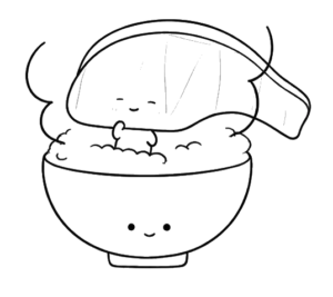Burger Character, Cartoon, kawaii_food, easy, JP, KR