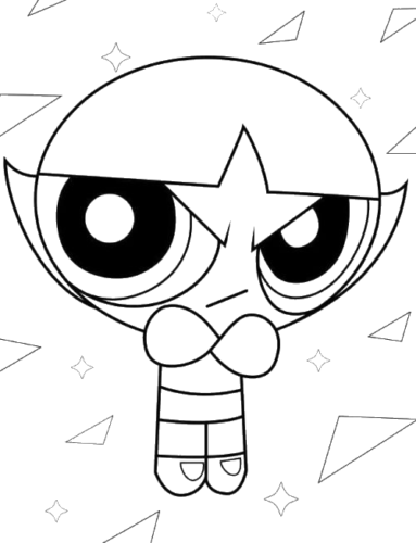Buttercup Angry Stance, Cartoon, Powerpuff_Girls, Buttercup, easy, famous