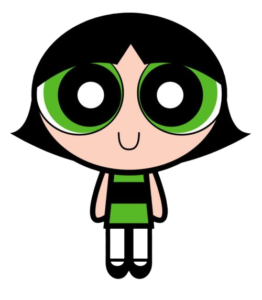 Buttercup Classic Front, Cartoon, powerpuff_girls, buttercup, easy, famous