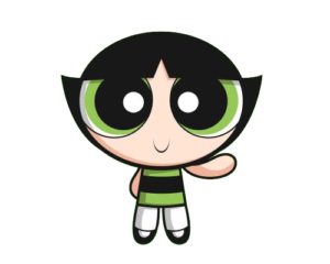 Buttercup Green Star, Cartoon, Powerpuff_Girls, Buttercup, easy, famous
