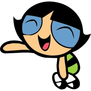 Buttercup Happy Hop, Cartoon, The_Powerpuff_Girls, Buttercup, easy, US
