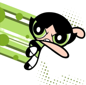 Buttercup Power Strike, Cartoon, Powerpuff_Girls, Buttercup, easy, famous
