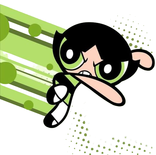 Buttercup Power Strike, Cartoon, Powerpuff_Girls, Buttercup, easy, famous