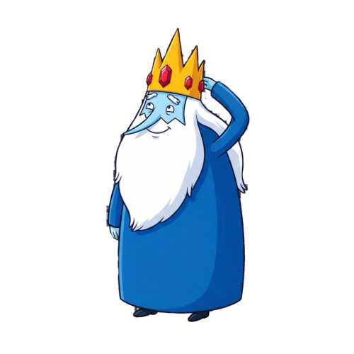 Confused Ice King, Cartoon, Adventure_Time, Ice_King, normal, famous