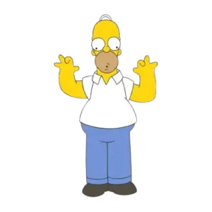CUTE YELLOW SKIN, Cartoon, The_Simpsons, Homer_Simpson, easy, famous