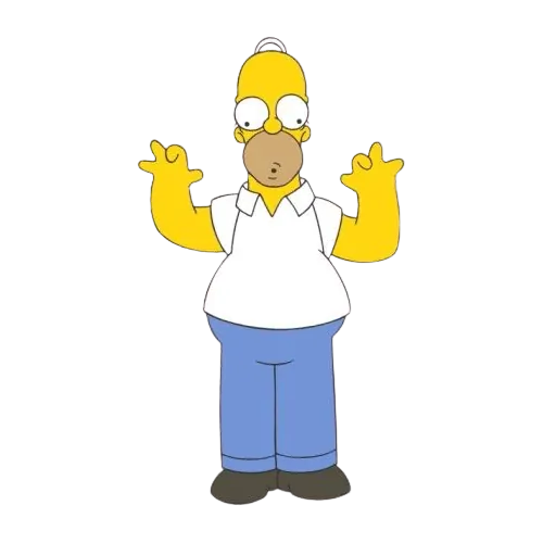 CUTE YELLOW SKIN, Cartoon, The_Simpsons, Homer_Simpson, easy, famous