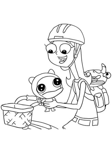 Candace With Puppy, Cartoon, animated_series, unknown_character, easy, US