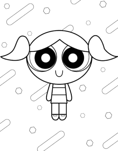 Candy Bubbles, Cartoon, Powerpuff_Girls, Bubbles, easy, famous