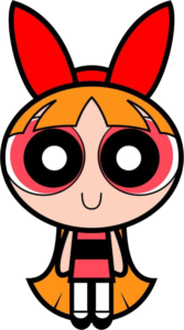 Classic Blossom, Cartoon, Powerpuff_Girls, Blossom, easy, famous