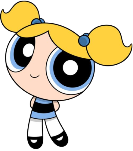 Classic Bubbles, Cartoon, Powerpuff_Girls, Bubbles, easy, famous