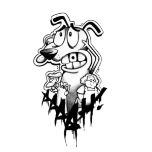 Courage Dog Family, Cartoon, Courage_the_Cowardly_Dog, Courage, easy, famous