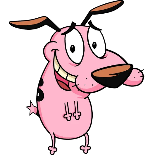 Courage Dog Hello, Cartoon, courage_the_cowardly_dog, courage, normal, famous