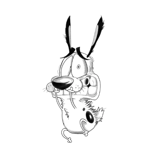 Courage Dog Jump, Cartoon, Courage_the_Cowardly_Dog, courage, normal, famous