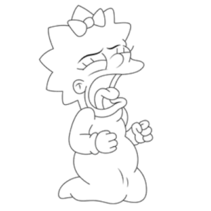Crying Open Mouth, Cartoon, The_Simpsons, Bart_Simpson, easy, famous