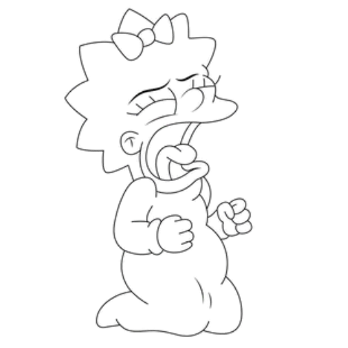Crying Open Mouth, Cartoon, The_Simpsons, Bart_Simpson, easy, famous