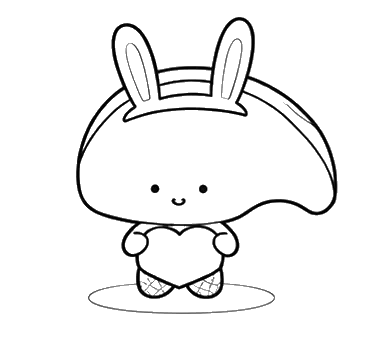 Cute Bunny, Cartoon, bunny, easy, JP, KR