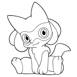Cute Lucario, Cartoon, cartoon_animal, easy, US, JP