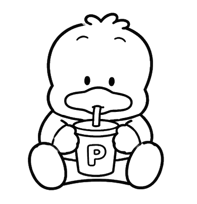Duck Backpack, Cartoon, duck_character, easy, JP, KR