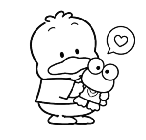 Duck Cute, Cartoon, cartoon_character, normal, JP, KR