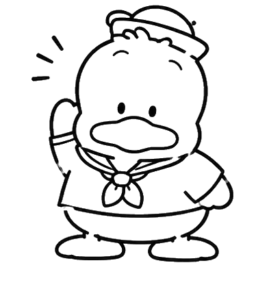 Duck Meditating, Cartoon, ducktales, donald_duck, easy, famous