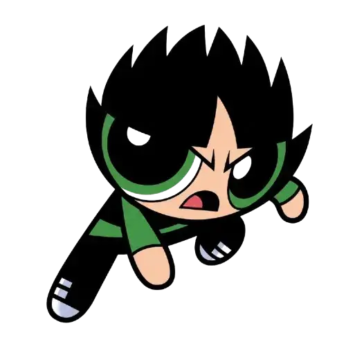 Dynamic Butch, Cartoon, Powerpuff_Girls, Butch, easy, famous