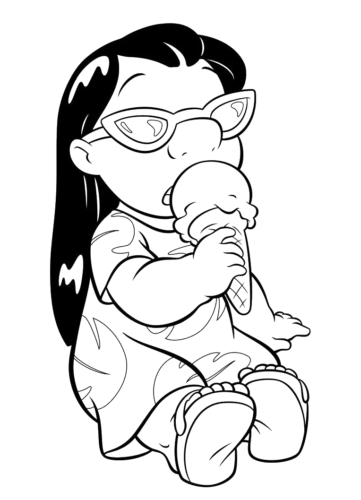 Elegant Lilo, Cartoon, cartoon_character, easy, US, JP