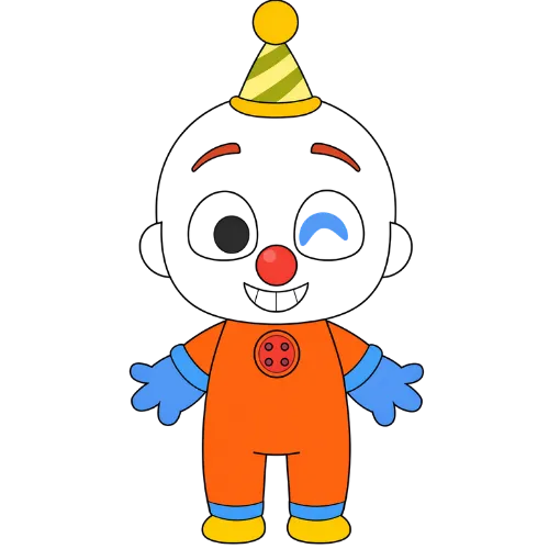 Ennard Basic, Cartoon, clown_character, normal, US, GB