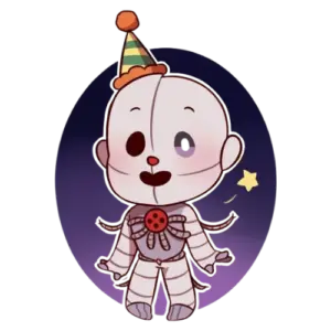 Ennard Chibi, Cartoon, clown, easy, US, CA