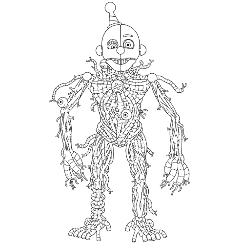 Ennard Detail, Cartoon, unknown_character, unknown_name, easy, animated_series