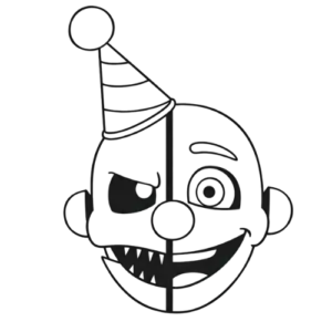 Ennard Hat, Cartoon, clown, easy, US, FR