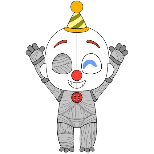 Ennard Stand Pose, Cartoon, unknown, easy, color, no_event