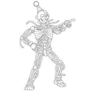 Ennard With Hat, Cartoon, robot, hard, US, JP