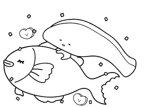 Fish Character, Cartoon, sushi, normal, JP, KR