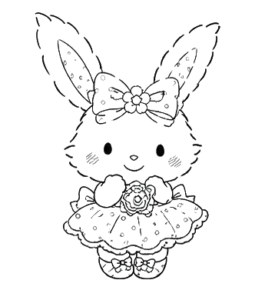 Fluffy Bunny, Cartoon, hello_kitty, cute_animal, normal, JP