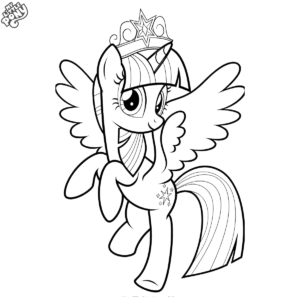 Flying Pegasus Pony, Cartoon, My_Little_Pony, Twilight_Sparkle, normal, famous