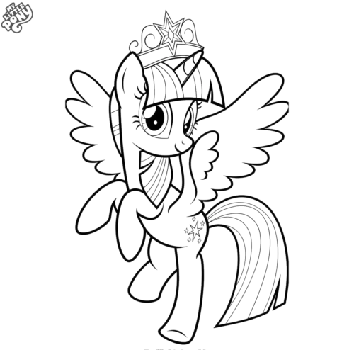 Flying Pegasus Pony, Cartoon, My_Little_Pony, Twilight_Sparkle, normal, famous