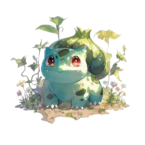 Forest Bulbasaur, Cartoon, Pokemon, Bulbasaur, normal, famous