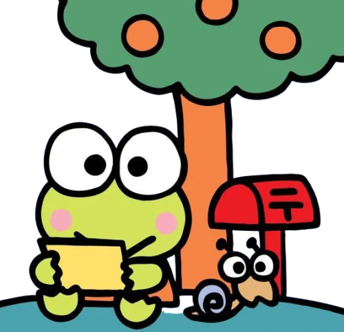 Frog Holding Umbrella, Cartoon, keroppi, easy, famous, JP