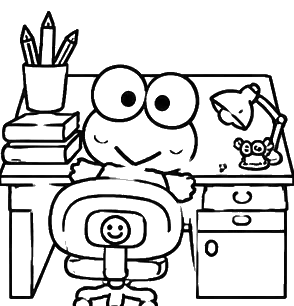 Gardener Frog, Cartoon, keroppi, kalpals, easy, famous