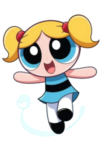 Happy Bubbles, Cartoon, The_Powerpuff_Girls, Bubbles, easy, famous