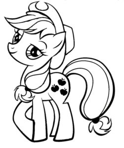 Happy Little Pony, Cartoon, My_Little_Pony, unknown_character, easy, famous