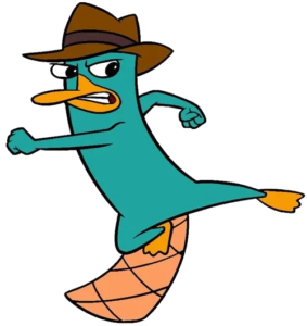 Happy Perry, Cartoon, Phineas_and_Ferb, Perry_the_Platypus, easy, famous