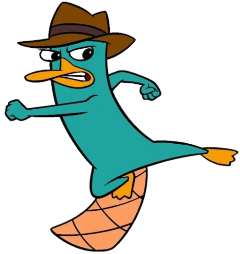 Happy Perry, Cartoon, Phineas_and_Ferb, Perry_the_Platypus, easy, famous