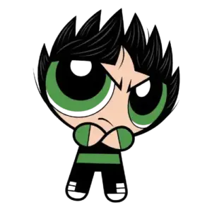 Hero Butch, Cartoon, Powerpuff_Girls, Buttercup, easy, famous