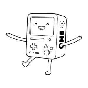 Joyful Jump Bmo, Cartoon, Adventure_Time, BMO, easy, famous