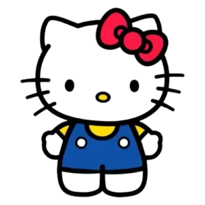 Kitty Color Basic Pose, Cartoon, Hello_Kitty, easy, famous, JP