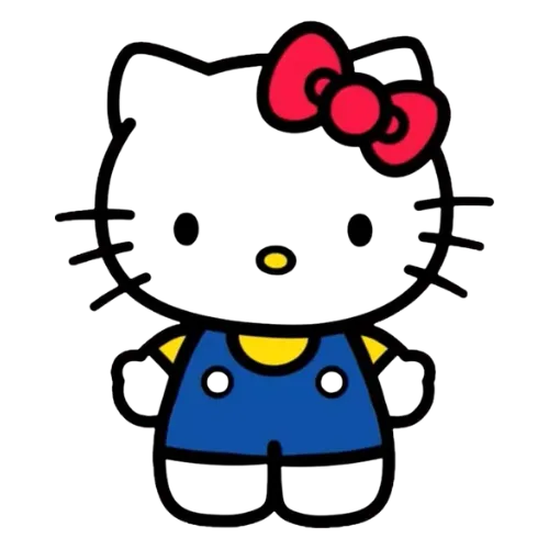 Kitty Color Basic Pose, Cartoon, Hello_Kitty, easy, famous, JP