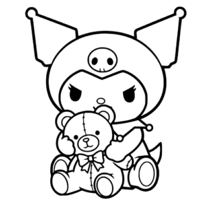 Kuromi Teddy, Cartoon, Hello_Kitty, normal, JP, US