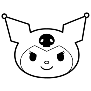 Kuromi Basic Smile, Cartoon, animal_face, easy, US, JP