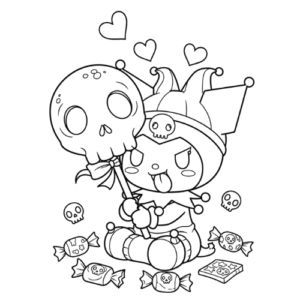 Kuromi Halloween, Cartoon, hello_kitty, easy, JP, CN